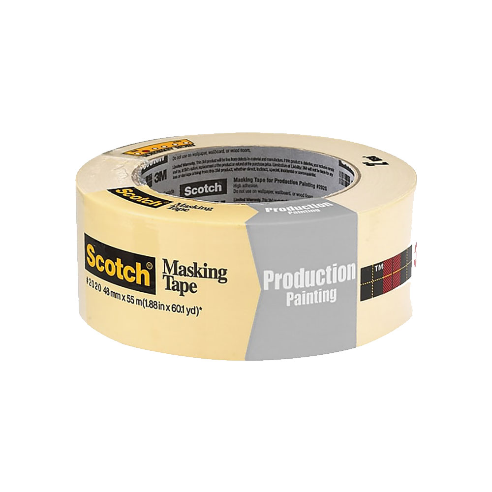 3M 2020 Painters Tape - Masking - 2" - Case of 24 Rolls