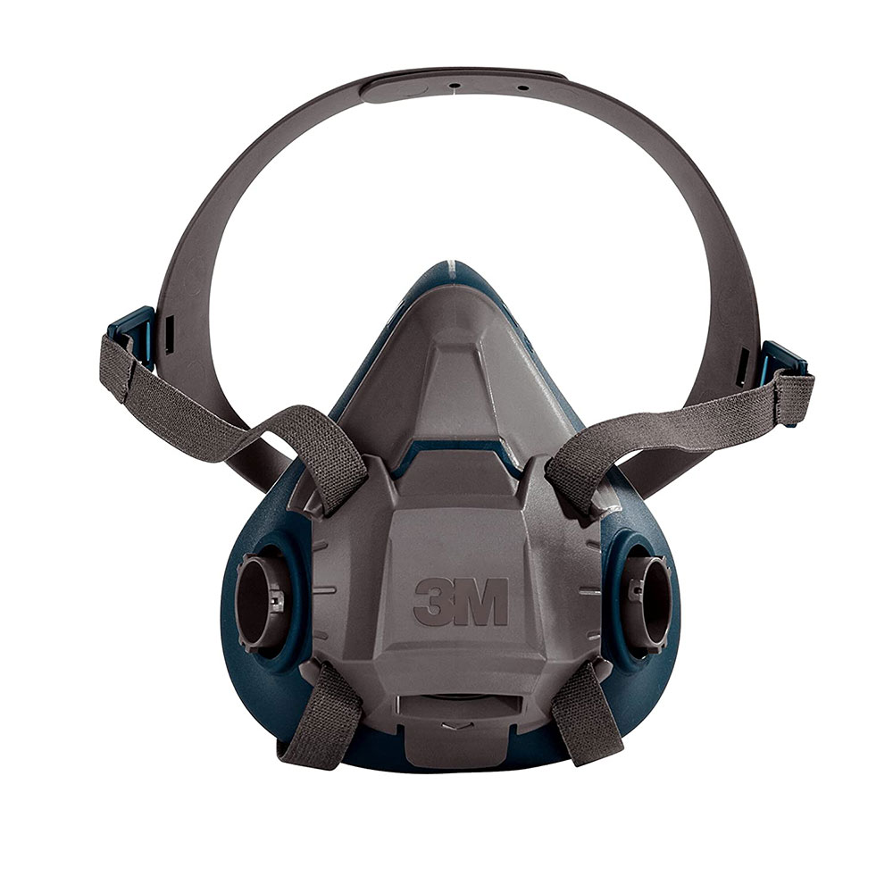 3M 6503 Rugged Comfort Half Facepiece Respirator Mask, Large