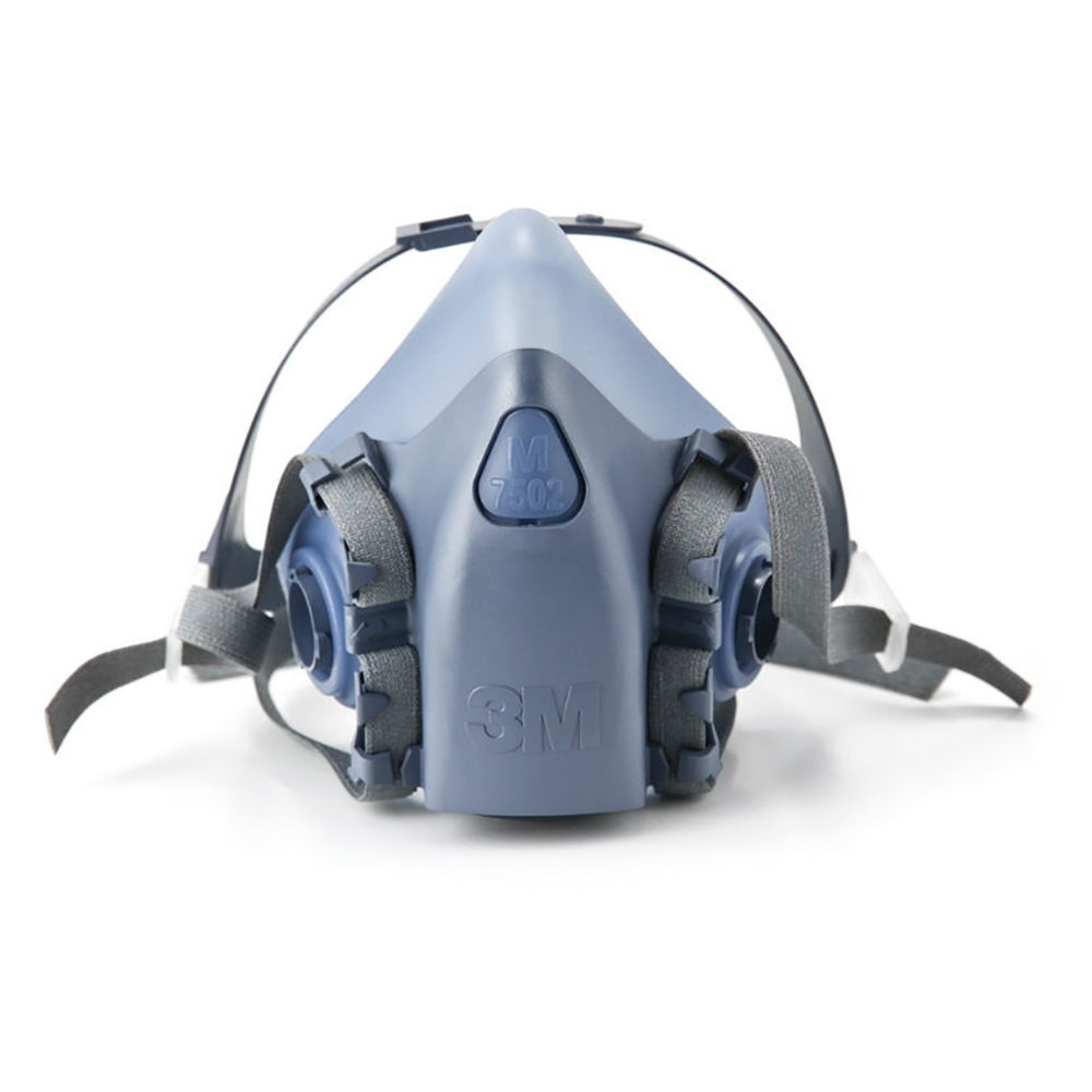 3M Reusable Half Mask Respirator with CoolFlow Valves, Medium, 7502 - Case of 10 Masks