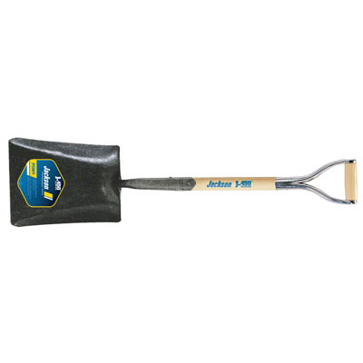 Jackson 1248800 J-450 Pony Square Point Shovel with Solid Shank and Armor D-grip