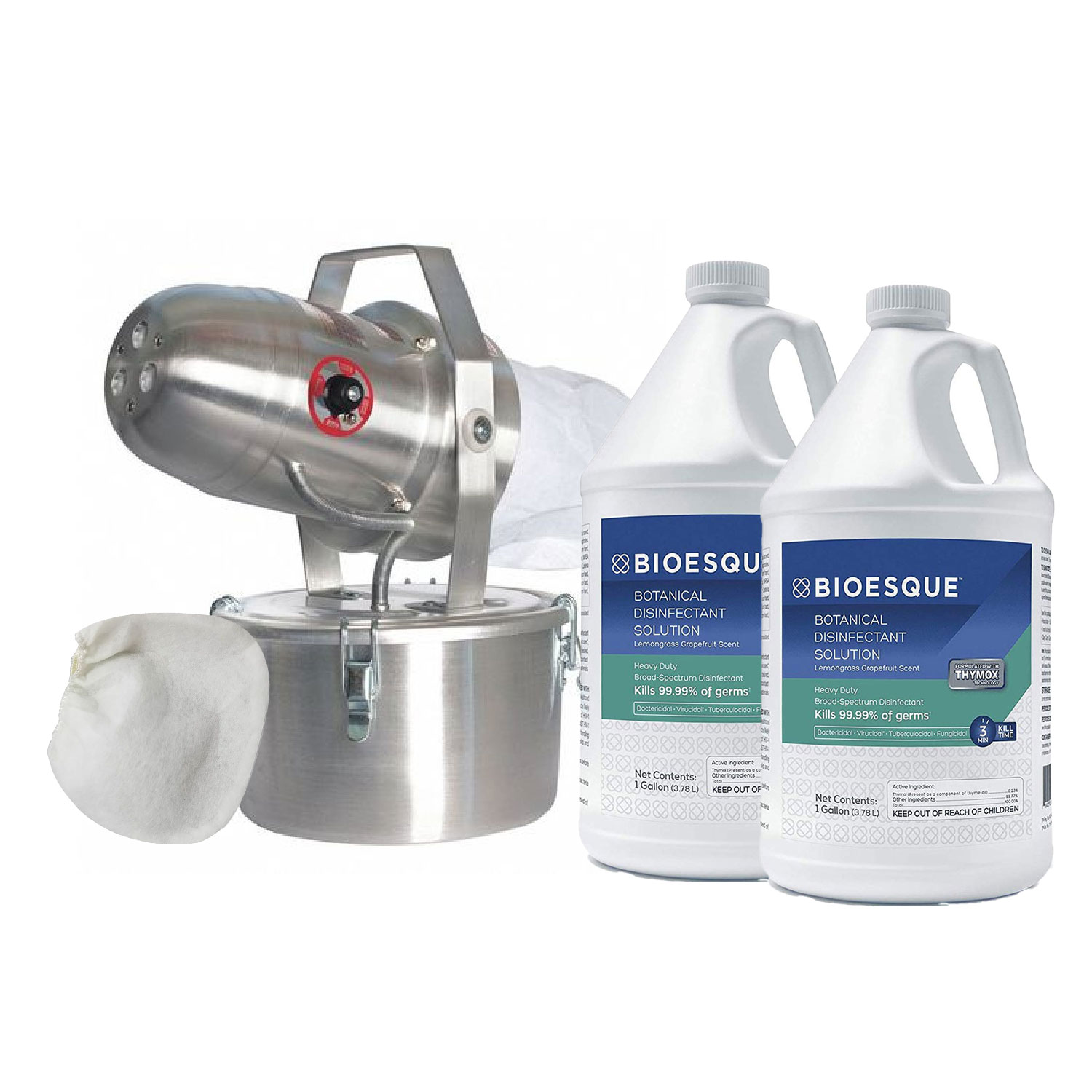 [Bundle] Concrobium Mold Control Fogger, Extra Intake Filter, 2 Gallons of Bioesque Disinfectant