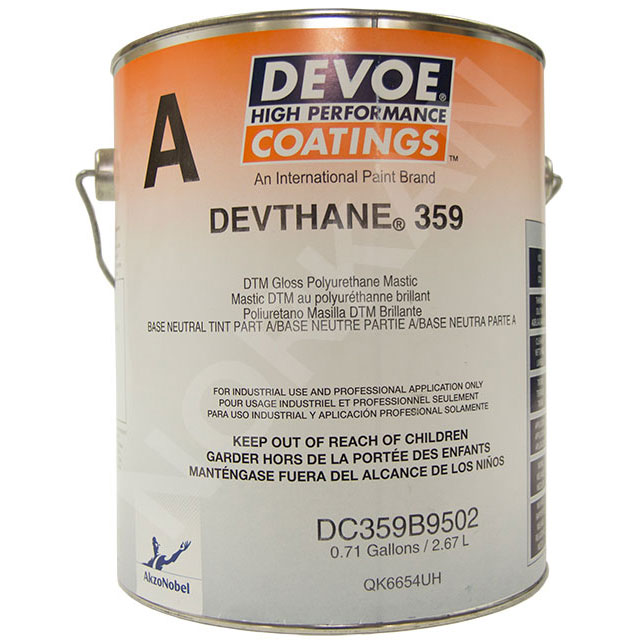 Devoe Devthane 359 Direct to Metal Urethane - MEDIUM GRAY