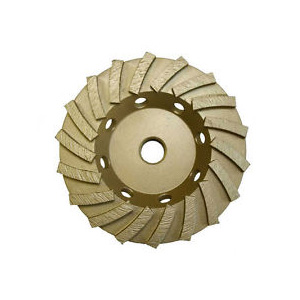 Diamond Turbo Cup Wheel for Floor Grinder - 18 Segment - 4.5"