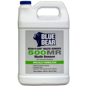 Blue Bear 500MR Mastic Remover - Adhesive Stripper - Bean e doo - 1 Gallon