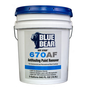 Blue Bear 670AF Antifouling Paint Remover - Soy Strip - 5 Gallon