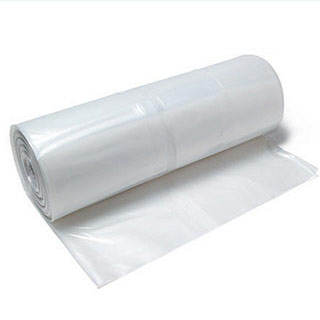 4 Mil Clear Plastic Sheeting Roll - Poly - 10x100