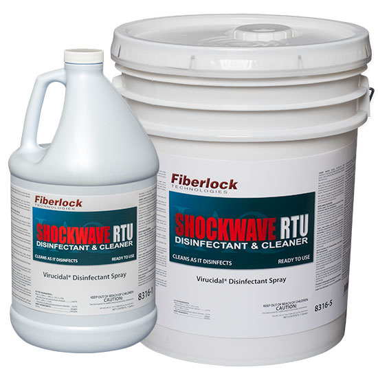 Fiberlock Shockwave RTU (Ready to Use) Disinfectant - 1 Gallon