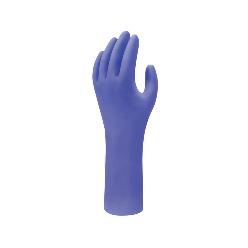Showa 7585 Powder-Free Nitrile Gloves, 12", 8mil, 50/box, 2XL
