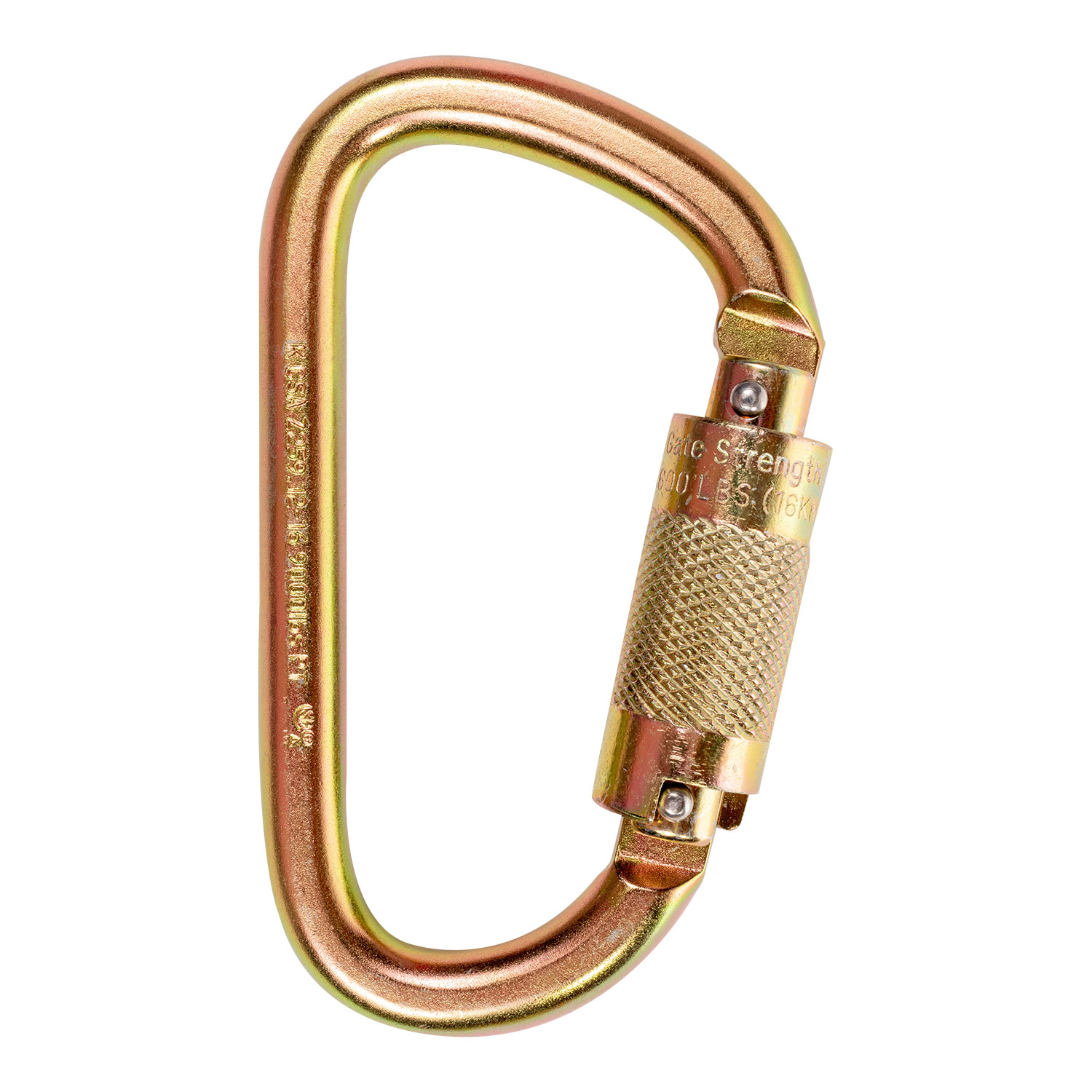 KStrong Small Steel Carabiner (ANSI), .84" Gate Opening, UFC401100