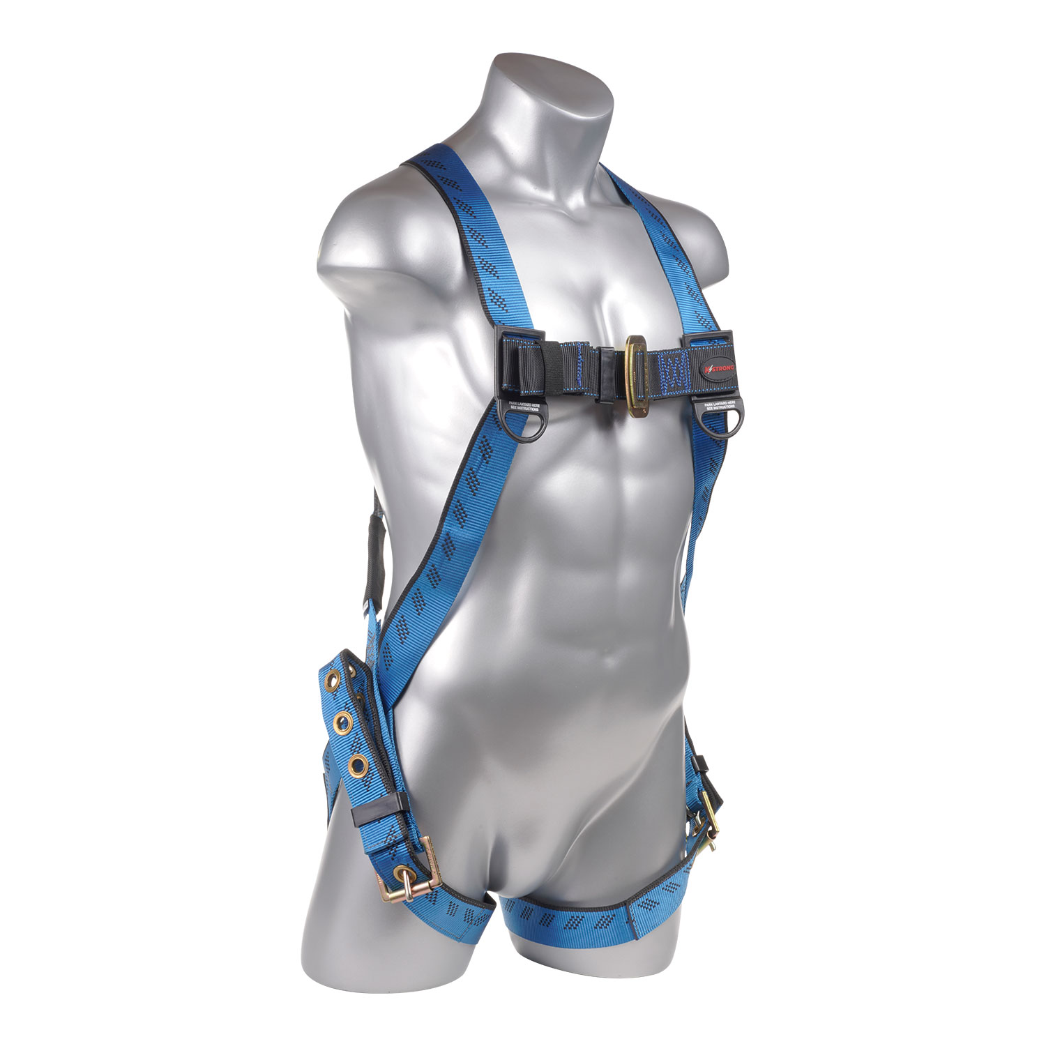 KStrong Kapture Essential 3-Point Full Body Harness, Dorsal D-Ring, TB Legs (ANSI), L/XL, UFH10101G