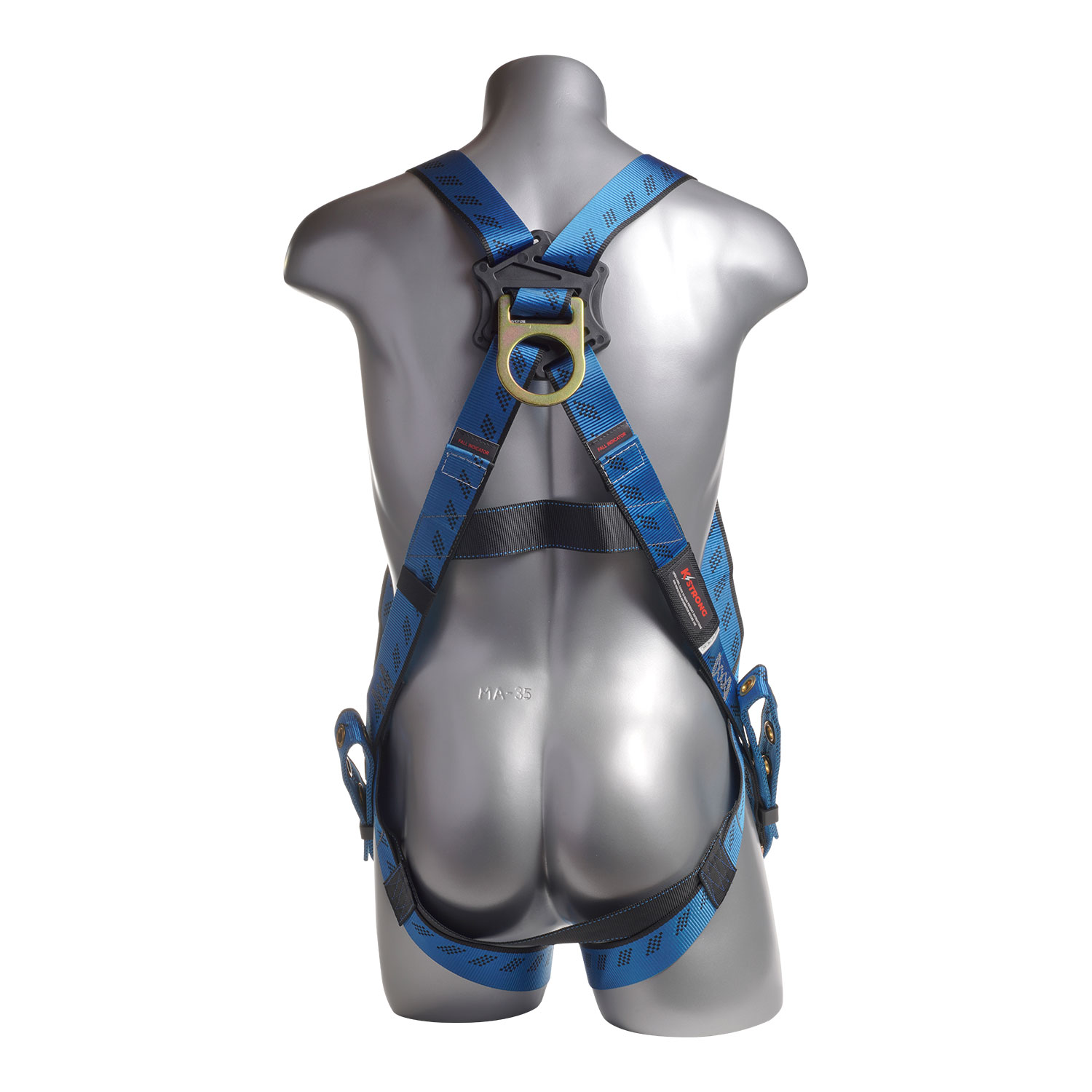 KStrong Kapture Essential 3-Point Full Body Harness, Dorsal D-Ring, TB Legs (ANSI), S/L, UFH10101G