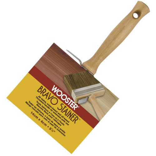 Wooster F5119 BRAVO STAINER™ BRISTLE/POLY Brush - 5.5" (Case of 4)
