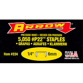 Arrow P22 Staples, 5/16in