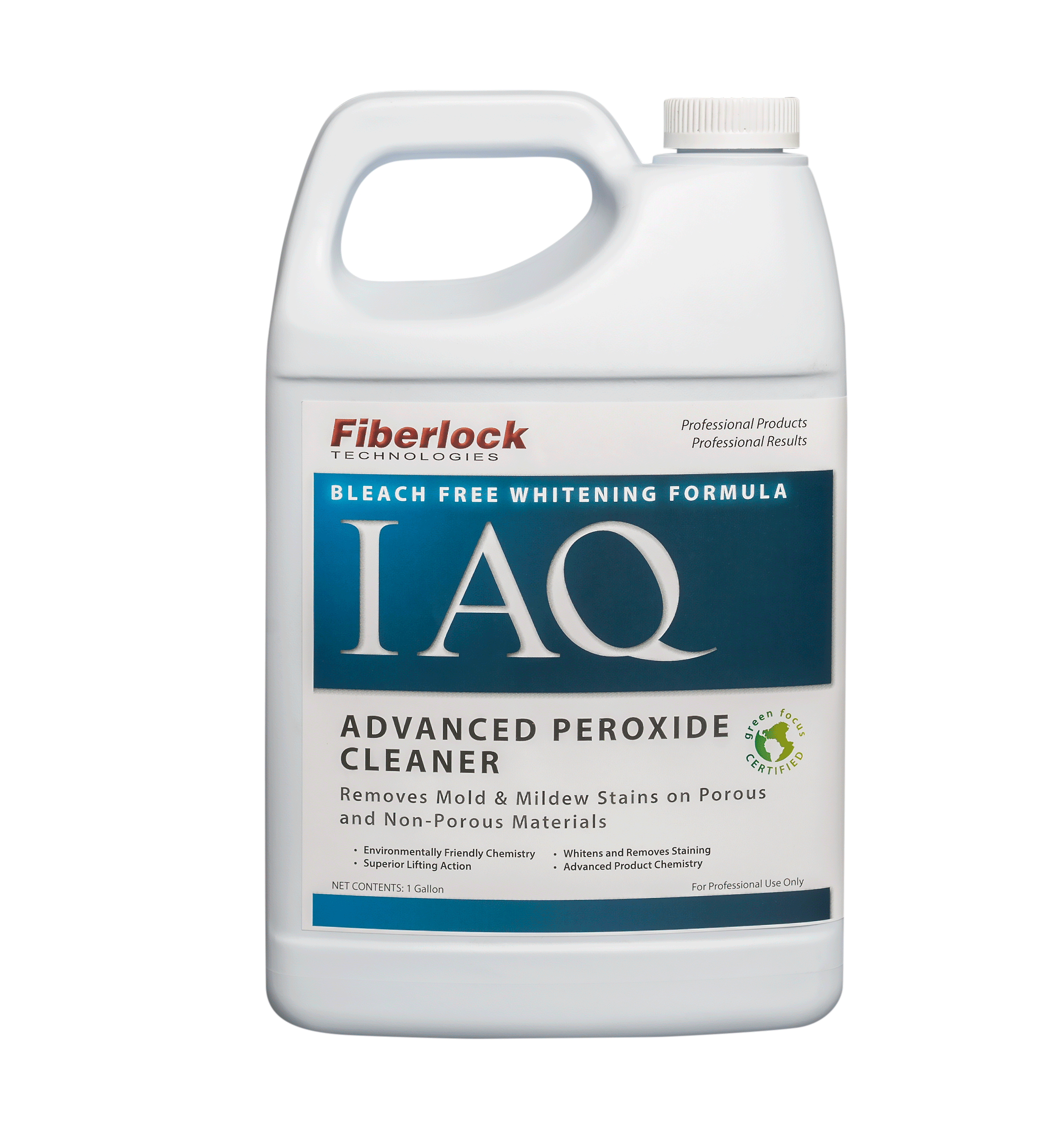 Fiberlock IAQ Advanced Peroxide Cleaner, 2.5 Gal - Mold Stain Remover